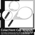8 Inch Colar/Vent Cap Fuel Filter Wrench for 380134 382 Compatible with Detroit Diesel Truck Engines Cummins Engines, Davco 382 Filter Wrench Silv...