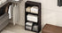 Furinno Basic 3-Tier Bookcase Storage Shelves, Dark Walnut...