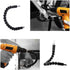 Set, Black Flexible Extension Screwdriver, 11.6inch Drill Screwdriver Attachment Bit for Electrical Screwdriver or Hand Drill Multi-angle Work...