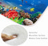 Blue Dolphin Ocean Print 17MM Thick Memory Foam Bathroom Carpet Mat Non-Slip Absorbent Super Bath Mats Comfortable Flannel Bathroom Bed Rug 35 X 2...