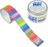 Measure Me! Baby Roll-up Door Frame Growth Height Chart for Children Kids Room - Rainbow Rows...
