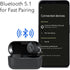 Dartwood Wireless Earbuds - True Wireless Bluetooth Earbuds with Touch Controls and Charging Case (Black)...