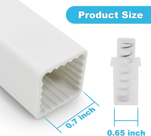 Replacement Towel BAR 24" Rod Spring Loaded Ends Durable Plastic Wall Mounted...