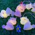 Unicorn String Lights 10led 6.8ft Unicorn Fairy Lights Girl Room Decoration Super Fun Indoor Battery Powered String Lights(Pink/White)...