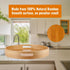 Bamboo Tray Organizer – Spice Rack Organizer Bamboo Tray for Kitchen Pantry Storage Cabinet Dining Table Refrigerator Bathroom Storage (25cm)...