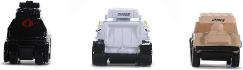 G.I. Joe 1.65" Nano 3-Pack Die-cast Cars, Toys for Kids and Adults...