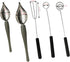 2 Pcs Drawing Decorating Spoon Set, 3 Pcs Candy Dipping Tools, Chocolate Fork Set, Stainless Steel Chef Art Pencil Spoons, Plated Decoration for P...