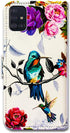Wallet Case for Galaxy A51, Hummingbird in Flowers Leather Flip Wallet Case Cover with Card Slot Holder Kickstand for Samsung Galaxy A51...