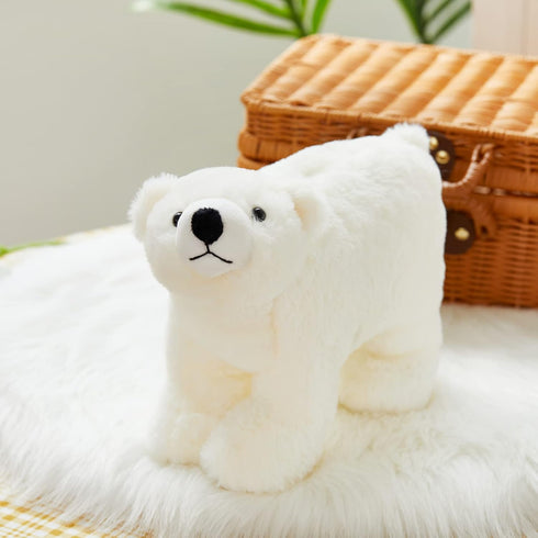 Glow Guards Light up Polar Bear Stuffed Animal Soft Plush Toy with LED Night Lights Nursery Songs Glow Bedtime Pal Children's Day Gifts for Toddle...