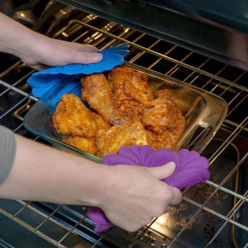 Talisman Designs No-Slip Grip Silicone Hot Pad & Trivet, Surface Protection from Hot Dishes, Up to 500-Degree Heat Resistance, Multipurpose Kitche...