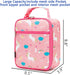 FlowFly Kids Lunch box Insulated Soft Bag Mini Cooler Back to School Thermal Meal Tote Kit for Girls, Boys, Unicorn...