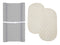 American Baby Company Changing Table Set, a 100% Organic Cotton Fitted Contoured Changing Table Pad Cover and a 2 Pack Changing Table Pads Made wi...
