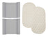 American Baby Company Changing Table Set, a 100% Organic Cotton Fitted Contoured Changing Table Pad Cover and a 2 Pack Changing Table Pads Made wi...