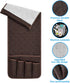 Sofa Armrest Organizer Non-Slip Arm Chair Bedside Caddy Storage Organizer for Recliner Couch with 5 Pockets for Cell Phone TV Remote Control Magaz...