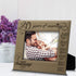 BELLA BUSTA-20 Years of Marriage-Months, Weeks, Days, Hours, Weeks, Minutes, Seconds-20th Anniversary- Engraved Leather Picture Frame (5 x 7 Horiz...