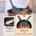 Wok Spatula, Silicone Wok Spatula Turner with Heat Resistant Wooden Handle, Kitchen Utensil Cooking Shovel Scoop Ladle for Scooping, Flipping, Sti...