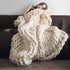 Giant Arm Knitting Chunky Yarn for Braided Knot Throw Blanket, Jumbo Chunky Yarn Twist Tubular Yarn Soft Extra Thick Yarn, Fluffy Bulky Weave Craf...