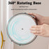 Rotating Makeup Organizer 1 Tier Lazy Susan Trays Skincare Perfume Organizer for Bathroom Counter Vanity, Amber Gold...