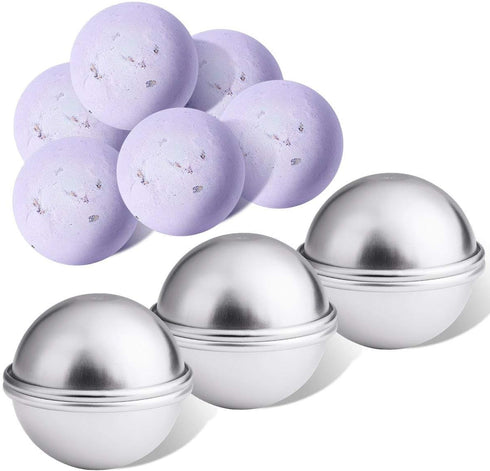30PCS- Bath Bomb Mold Kit, 15 Set 3 Size Mold & Bath Bombs Press for DIY Making Supplies...