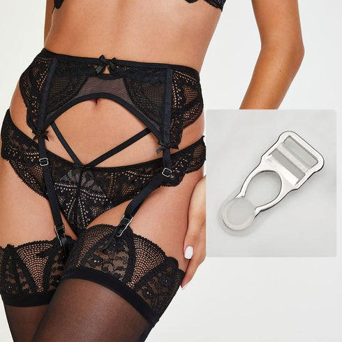 1/2" Suspender Clips Garters End buckle for making clothing Parts DIY/Replacement Accessories (Silver)...