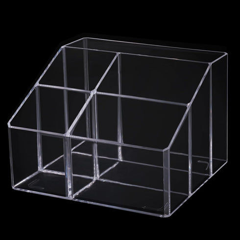 Acrylic Desk Organizers, Clear Pen Holder and Pencil Holder Display Stand for Office, School and Home...