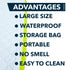 Portable Changing Pad - Waterproof Baby Changing Mat - Large Size 25.5”x31.5”- Foldable Wipeable Diaper Changing Pad - Change Diaper in Any Places...
