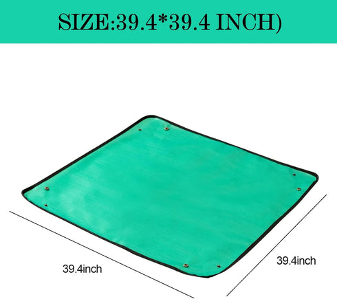 39.4" x 39.4" Plant Repotting Mat, Waterproof Portable Gardening Mat for Indoor Outdoor Plant Transplanting, Thicken PE Mat Transplanting Mat...