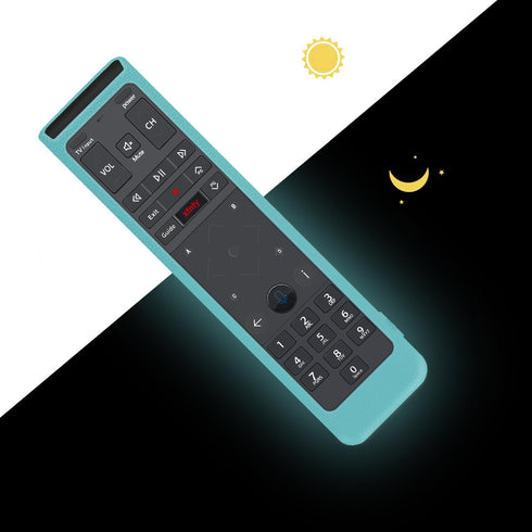Protective Silicone Remote Case for XFinity Comcast XR15 Voice Remote Control Shockproof Washable Skin-Friendly Control Cover with Loop (Glow in D...