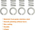 4-Pack Stainless Steel Spring and Washer Fit for Kitchenaid Stand Mixer, Quick Install Accessories and Upgrade Parts Kit...