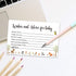 Giftideaworkshop 50 Woodland Baby Shower Wishes and Advice for The Mom-to-Be? Baby Advice Cards for Baby Shower Game?4X6 inch....