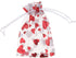 100pcs Love Heart Gift Bags Candy Bags Jewelry Packaging Wedding Gift Pouch Drawstring Bags for Valentine's Day Wedding Festival Party Supply...