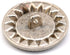 20 pcs Color Contrast Black Enamel Silver Star Sewing Metal Shank Buttons for Coats -25mm -1"...