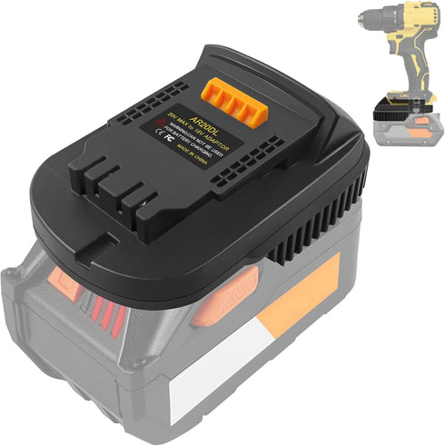 Adapter for Ridgid AEG 18V Battery to for DeWalt 20V MAX XR Cordless Tools, Use for Ridgid 18V Platform Batteries(Adapter Only)...