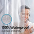 LiBa PEVA 8G Bathroom Small Shower Stall Curtain Liner, 36" W x 72" H Narrow Size, Frosted, 8G Heavy Duty Waterproof Shower Stall Curtain Liner...