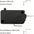 Microwave Oven Door Switch Replacement Part, 16A 125VAC, KW3AT-16 (Downward Compatible with KW3A-16), 2X Normally Open + 1x Normally Closed...