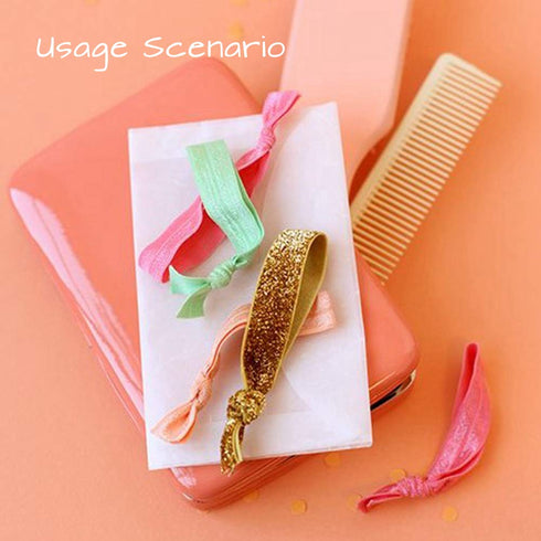 Solid Color Sewing Fold Over Elastic Stretch FOE and Foldover FOE Trim Elastic Ribbon by the yard for Hair Ties Headbands (5/8 inch, 1.5 cm, 20 Ya...