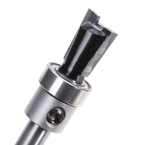 1/4" Shank Dovetail Router Bit, 10 Degree 1/2" Dia Wood Milling Cutter Tool for Furniture Building Cabinet Making Woodworking...