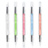 5 Pcs Nail Art Sculpture Pen Dual Tipped Silicone Nail Tools Nail Art Acrylic Pen Silicone Brushes for Resin Nail Art Tools for Design Nail Foil C...