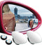 2 Pcs Car Blind Spot Mirror, BetterJonny Fan Shape HD Glass Convex Rear View Mirror 360°Rotate Wide Angle Rear View Mirror Adjustable Automotive S...