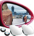 2 Pcs Car Blind Spot Mirror, BetterJonny Fan Shape HD Glass Convex Rear View Mirror 360°Rotate Wide Angle Rear View Mirror Adjustable Automotive S...