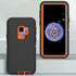 Case for Galaxy S9 Plus, Heavy-Duty Tough Rugged Shockproof Drop Protective Cover Cases for Samsung Galaxy S9 Plus, Black+Orange...