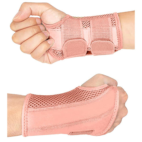HYCOPROT Wrist Brace Night Wrist Sleep Support Splint Compression Sleeve Adjustable Straps for Wrist Pain Relief, Carpal Tunnel, Arthritis, Tendon...
