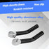2Pcs Bicycle Handlebar Ends Bars, Bicycle Handle Bar End Bike Pad Cushion Aluminum Alloy Cycling Replacement Accessory(Black)...