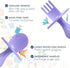 Nooli Toddler Utensils Toddler Eating Supplies Toddler Forks Silicone Baby Spoon, BPA Phthalates-Free, Dishwasher and Sterilizer Safe, Lavendar...