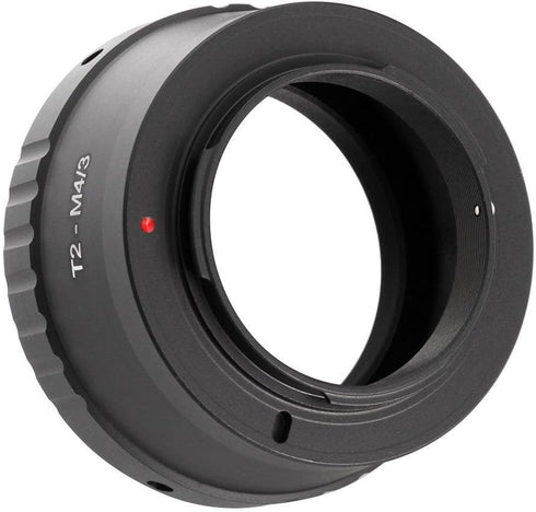 Adapter Ring for T2 T Mount Lens to Olympus Pen and Panasonic Lumix Micro Four Thirds (MFT, M4/3) Mount Mirrorless Camera Body EP5 E-PL7 GH4 GH5 G...