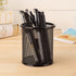 2 Pcs Wire Mesh Pen Cups Pencil Organizer Storage Holder Desktop Stationary Organizer Cup Makeup Brushes Organizer Holder for Home Office School...