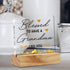 Grandma Gift Nana Gifts, Blessed to Have a Grandma Like You Desk Decor Grandmother Square Acrylic Desk Plaque Sign With Wood Stand Home Desk Sign ...
