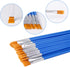 UPINS 30 Pcs Flat Paint Brushes, Small Brush Bulk for Detail Painting...