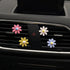 4Pcs Cute Daisies Car Clip, Flowers Car Air Fresheners Vent Clips Charm Air Vent Accessories Cute Car Decor Automotive Interior Trim Car Decoratio...