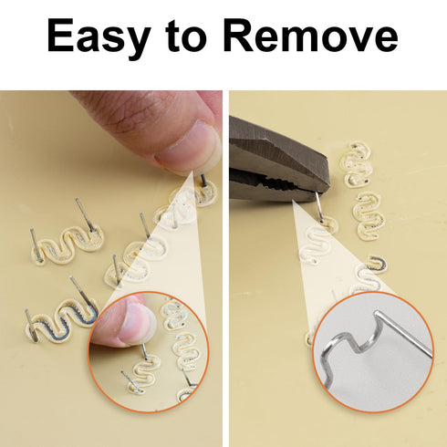 1200PCS Plastic Welding Hot Staples, Plastic Welding Kit for Repair Car Machine Dashboards Lamp Holders Daily Plastics Supplies Plastics Rings...